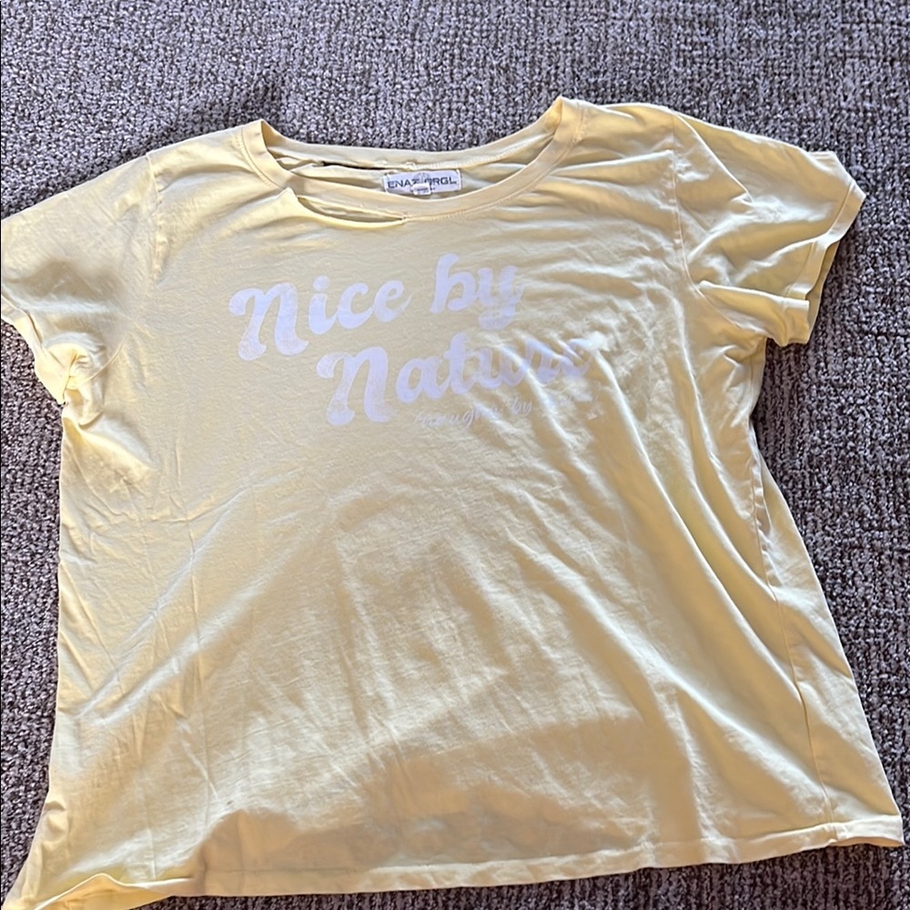 Yellow Graphic Tee